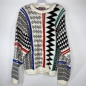 80's Vintage Concrete Crewneck Sweater Size Medium